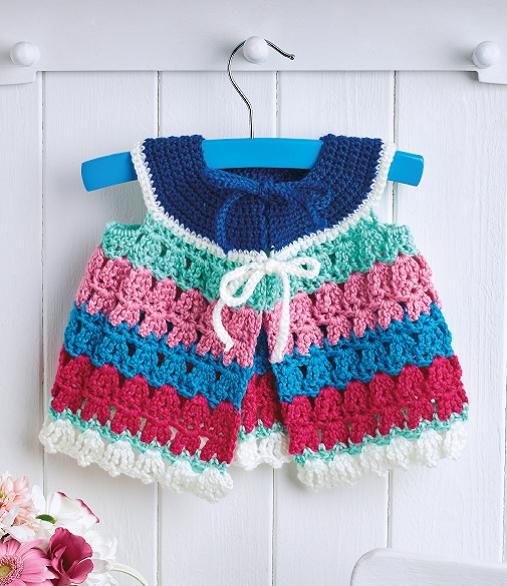 Vintage smock Crochet Pattern