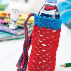 Crochet bottle bag