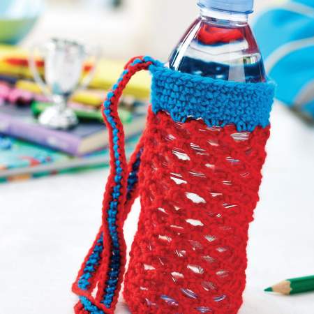 Crochet bottle bag