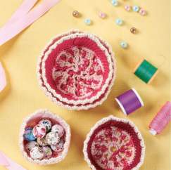 Crochet bowls