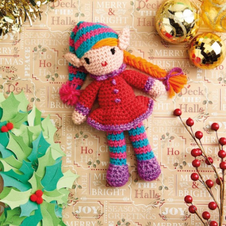 Christmas elf doll