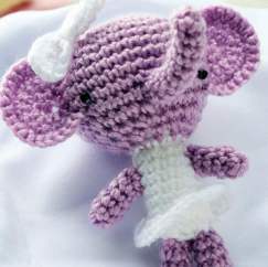 Crochet elephant toys