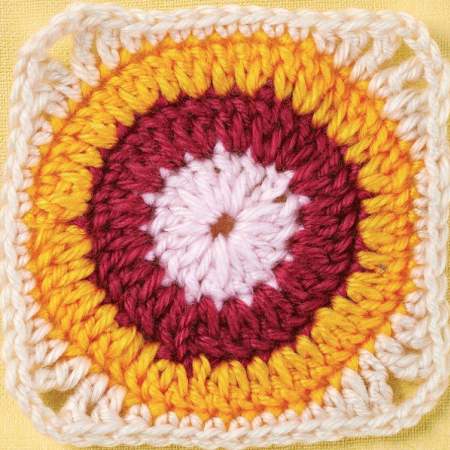 Circular granny square
