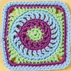 Circle granny square