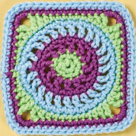 Circle granny square