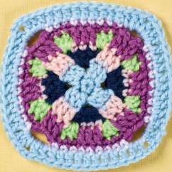 Checkerboard granny square