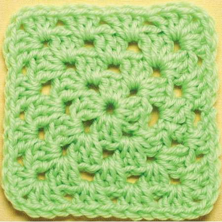 Single colour basic granny square
