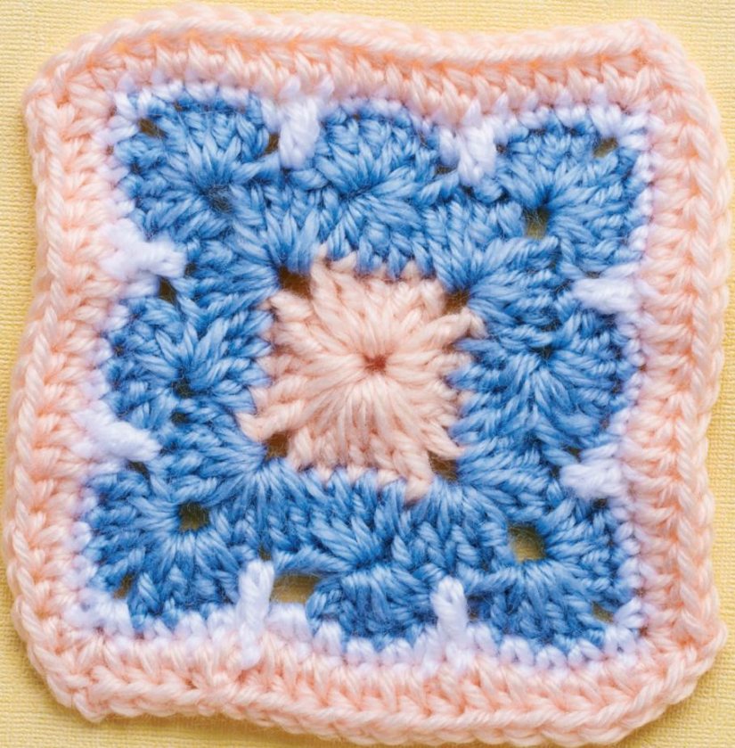 Top Crochet Patterns - Ornate centre granny square