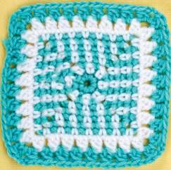 Stripy granny square