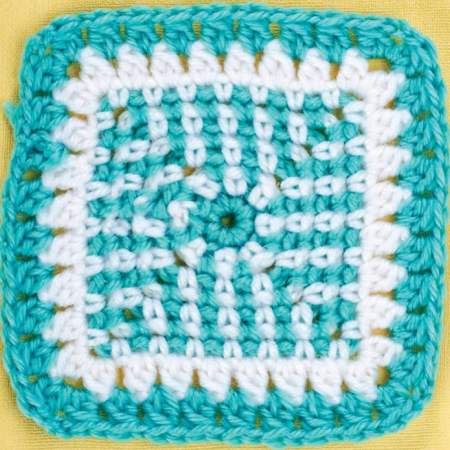 Stripy granny square