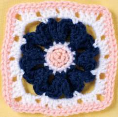 Flower granny square