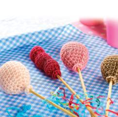 Crochet party balloons