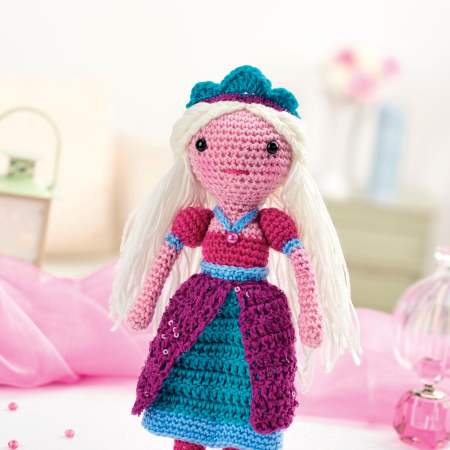 Princess crochet dolly