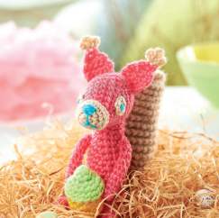 Crochet squirrel toy