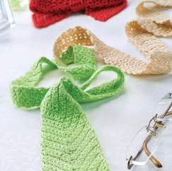 Crochet tie and bowtie