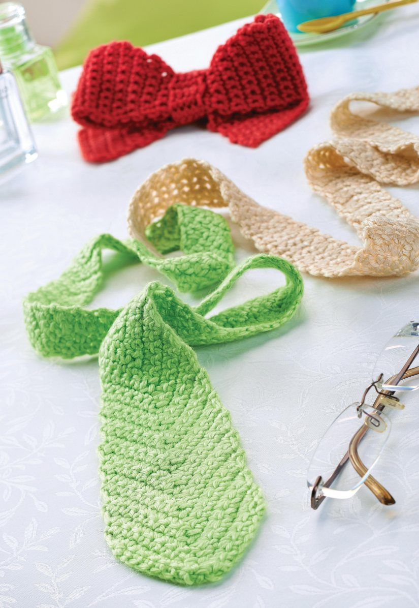 Crochet tie and bowtie Crochet Pattern