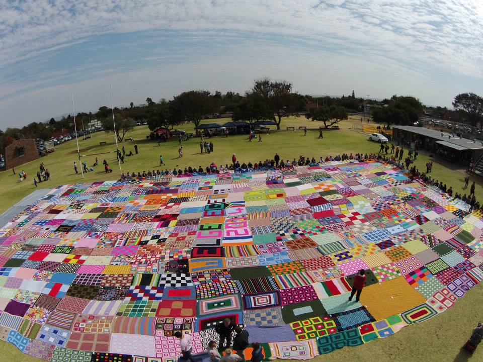 World's largest crochet blanket