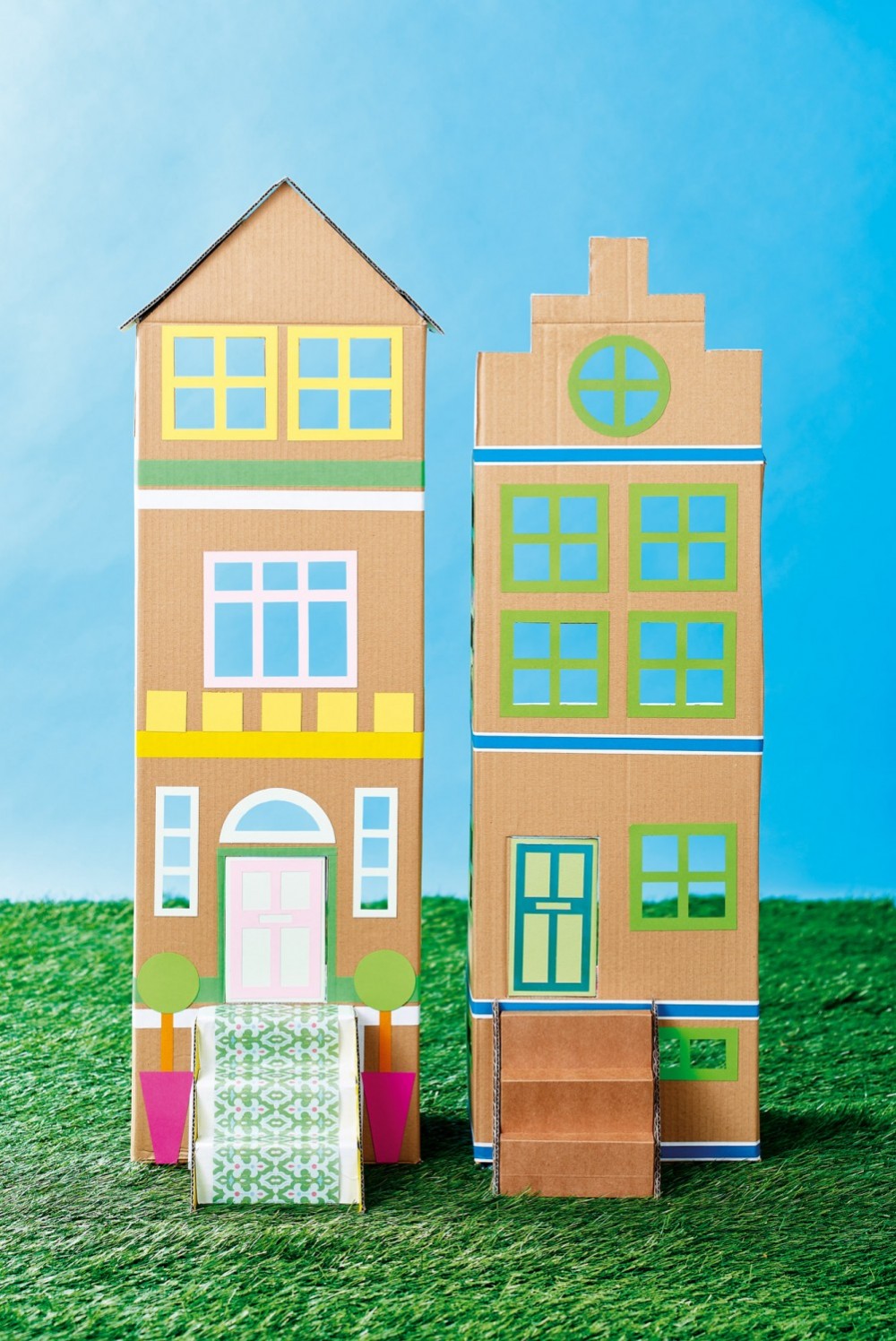 Cardboard Doll's Houses