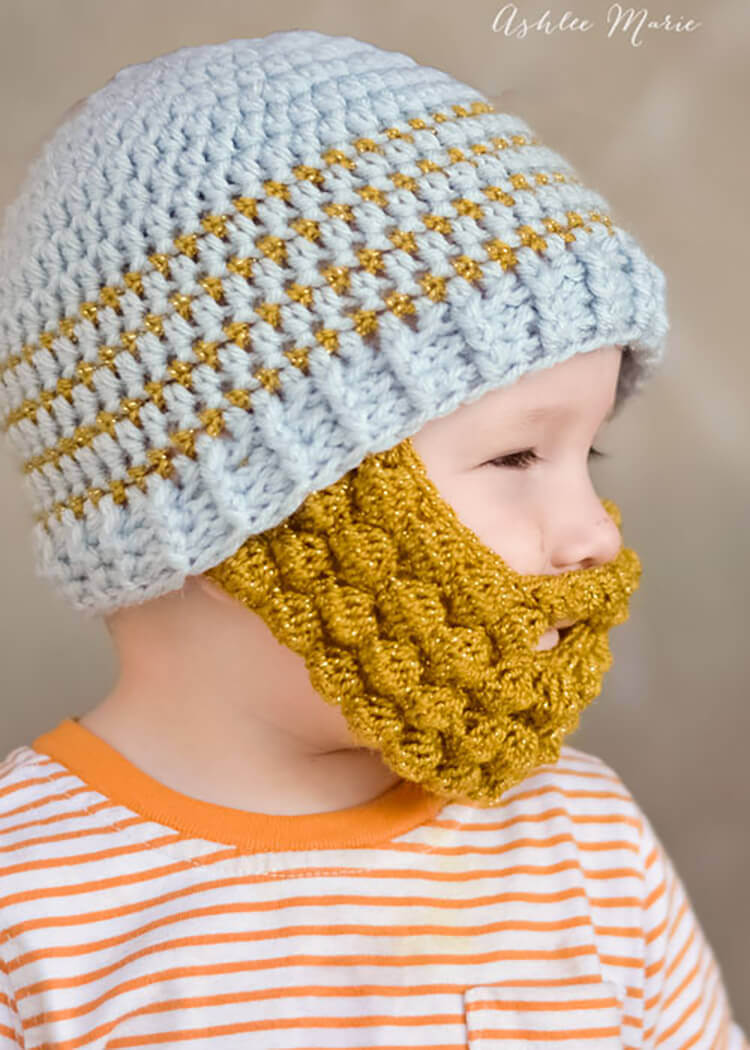 Crochet Baby Beard