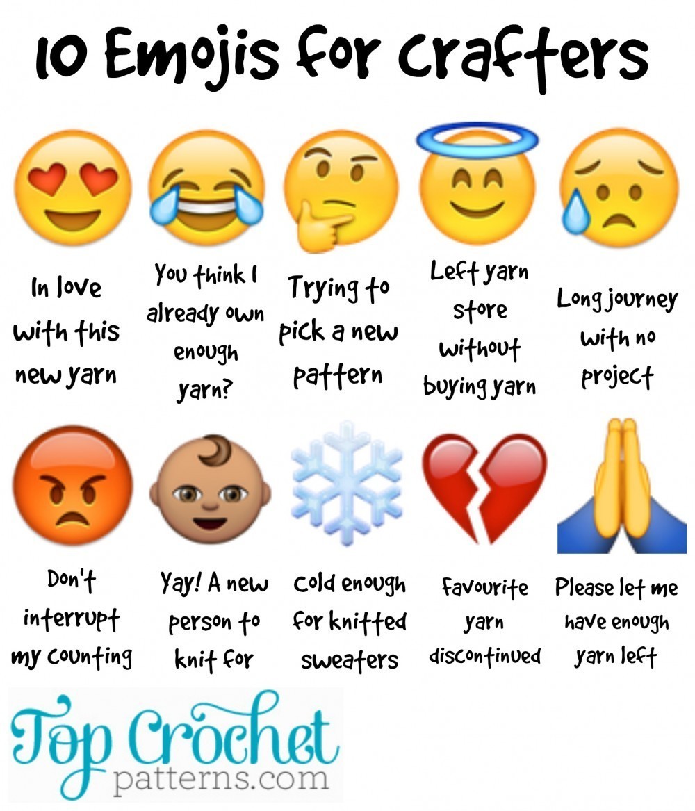 10 Emojis For Crafters