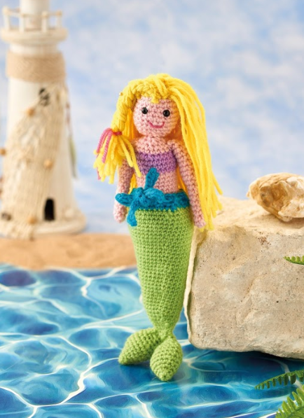 Free mermaid doll knitting pattern uk discount