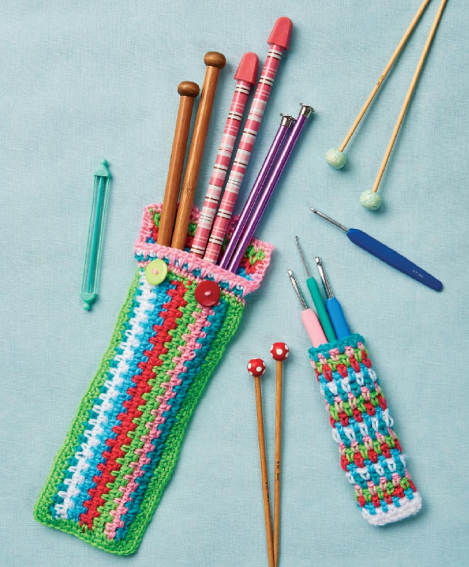 Needle and hook cases Crochet Pattern