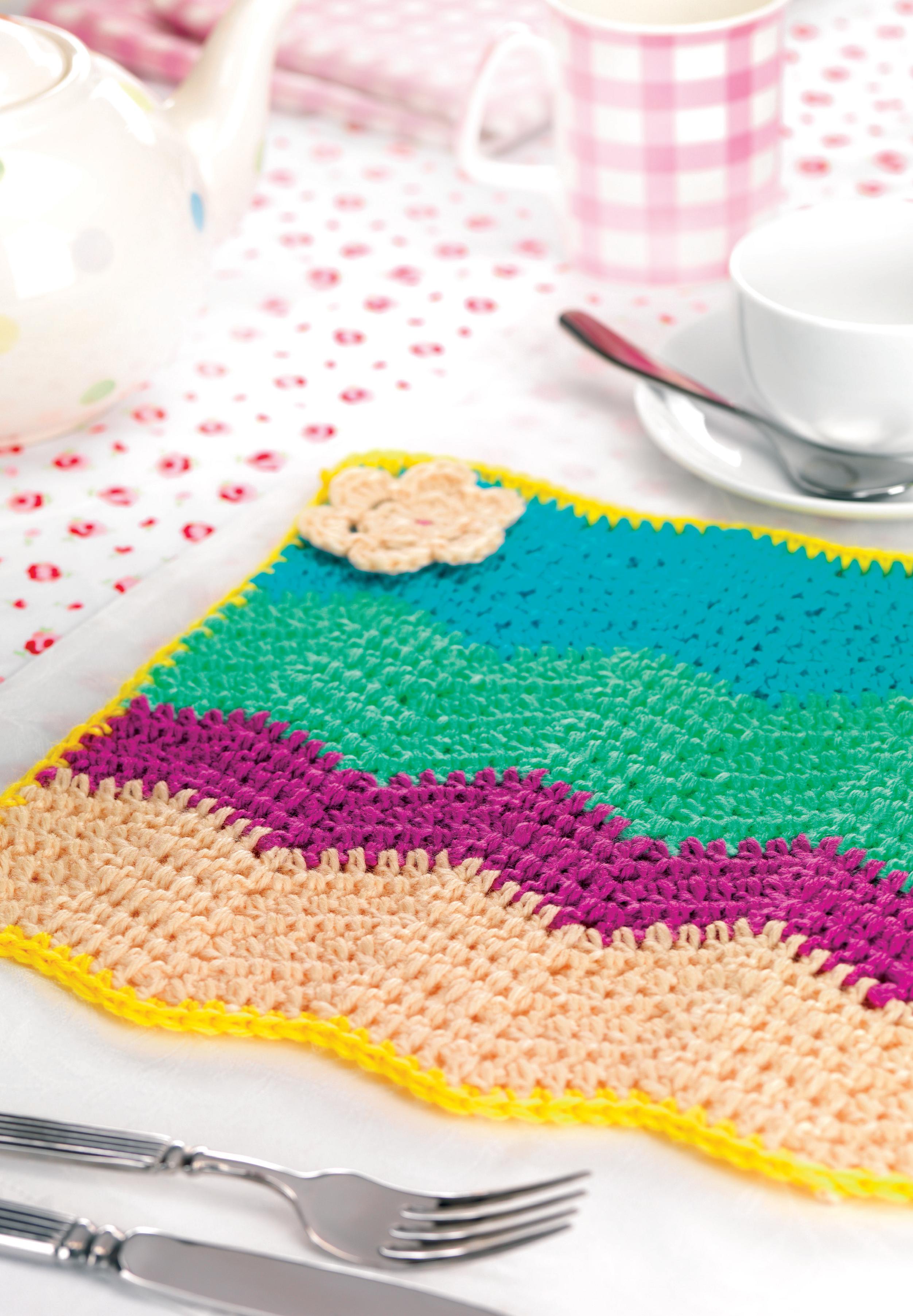 Crochet summer placemat Crochet Pattern